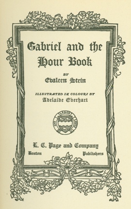 Gabriel and the Hour Book t-p 