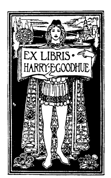 Harry Goodhue bookplate