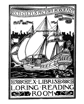 Loring Reading Room bookplate