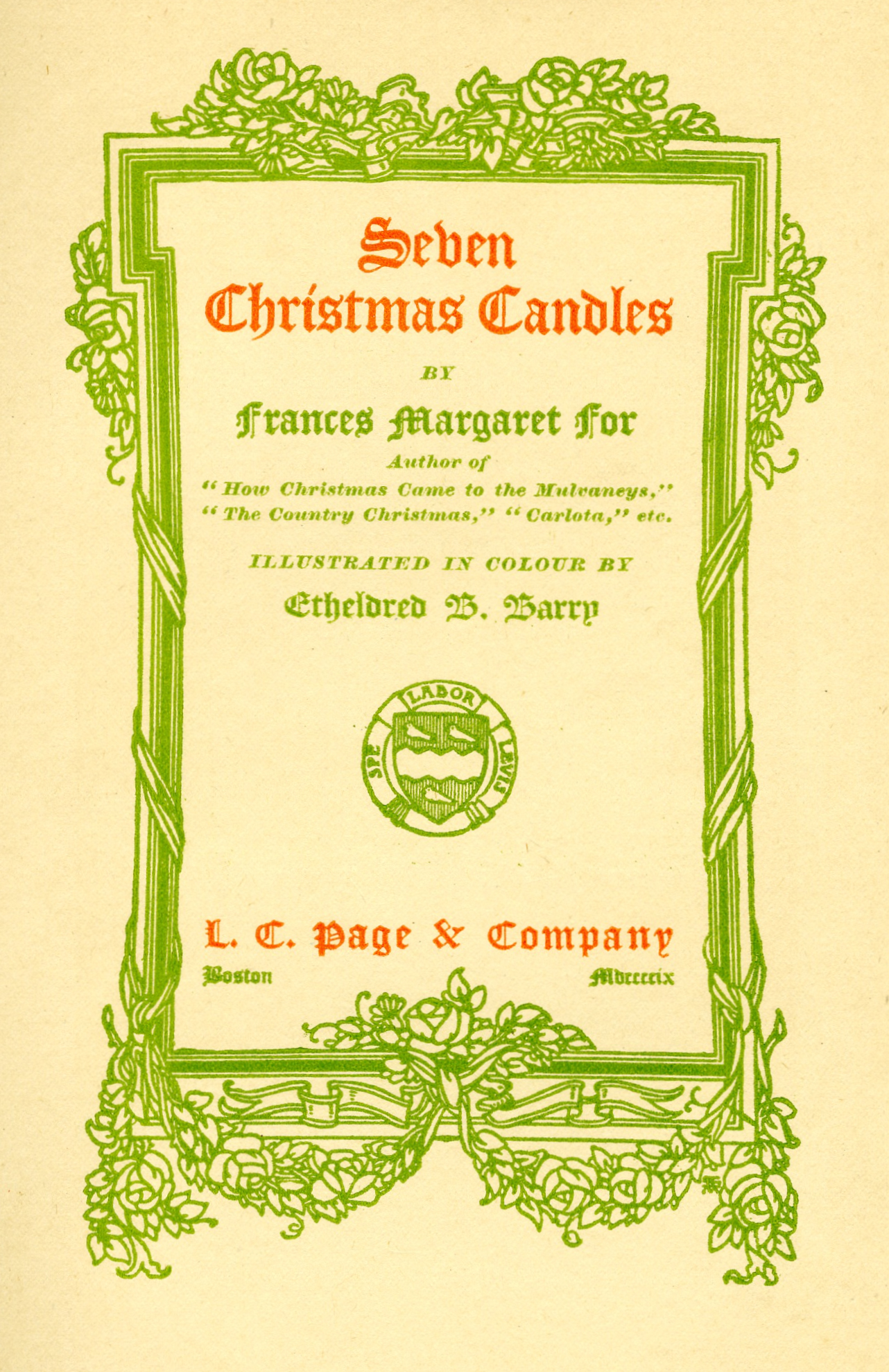 7 Xmas Candles  t.p.